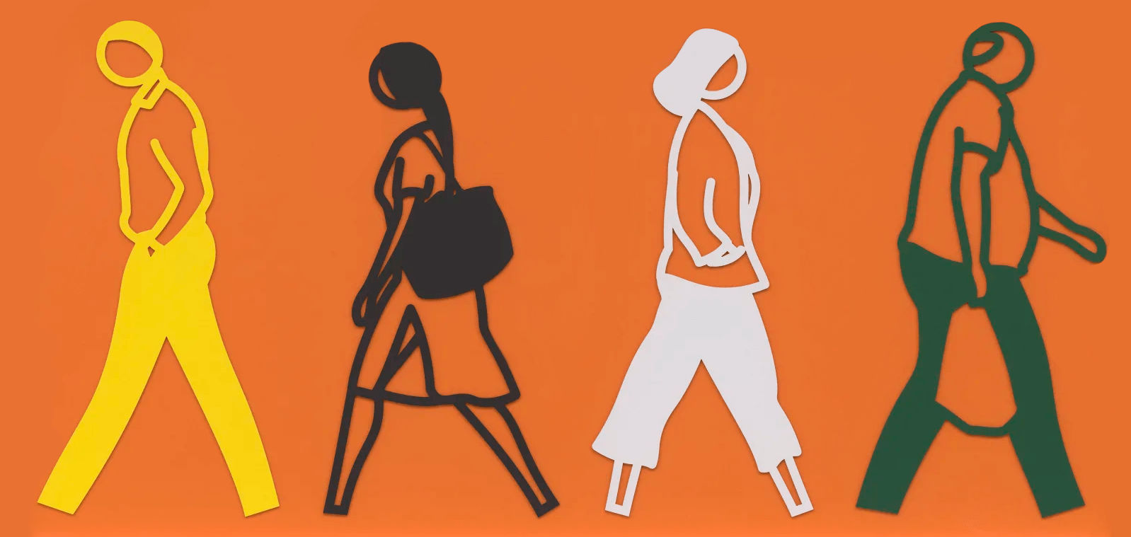 Julian Opie, Street 1, 2020