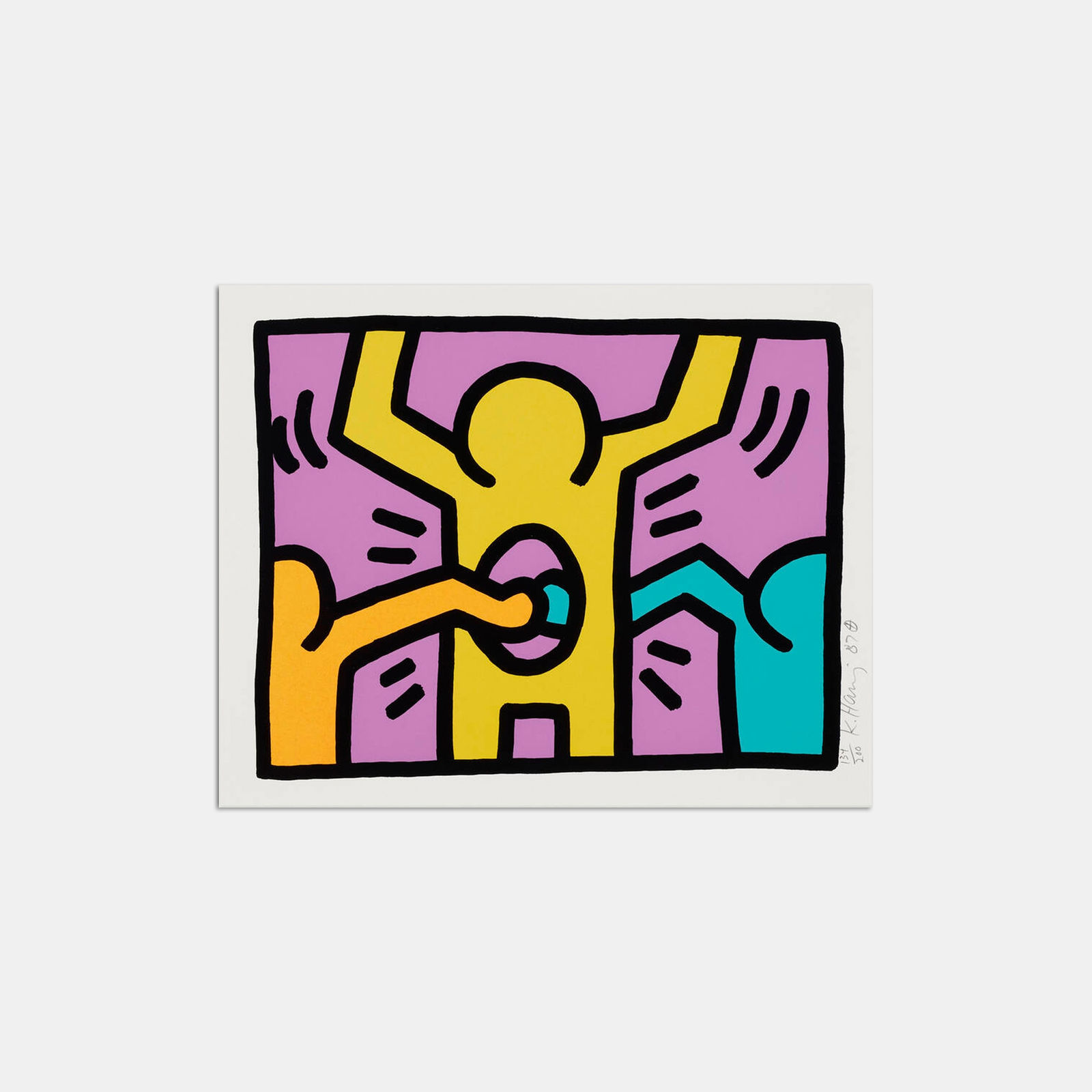 Keith Haring, Pop Shop I (Plate 3), 1987 | Rukaj Gallery