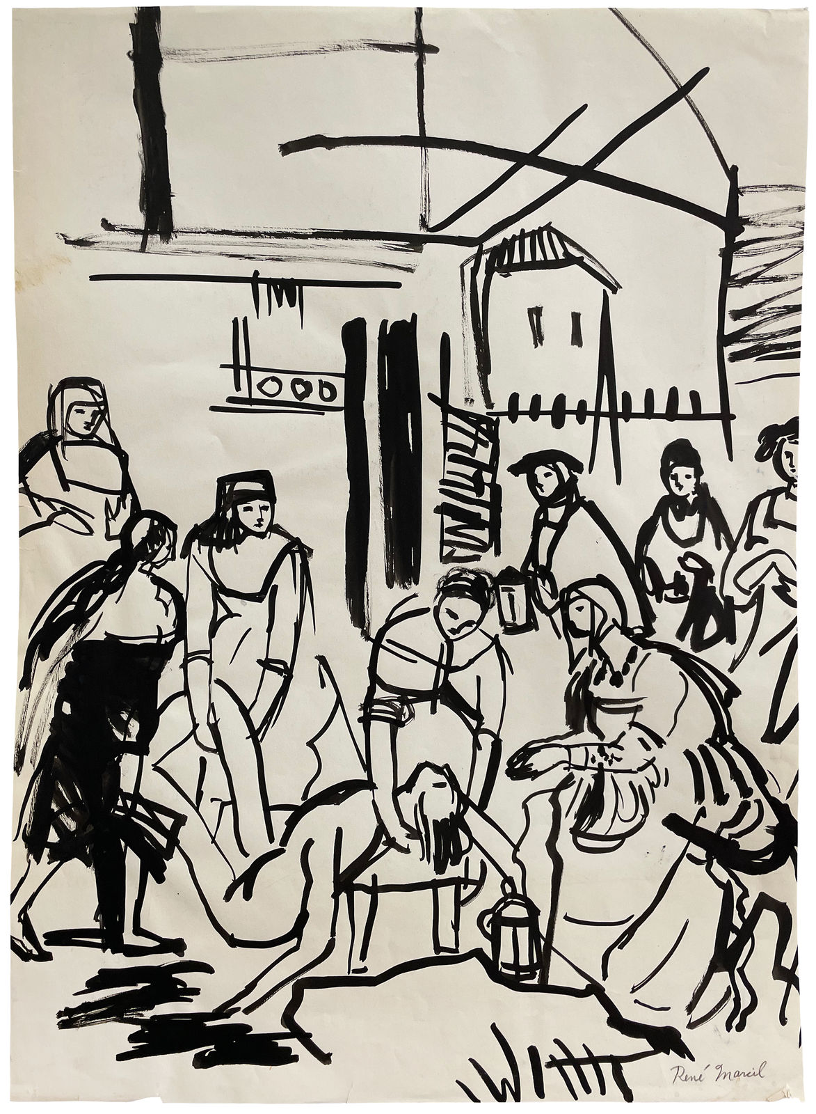 René Marcil, Untitled, ca. 1940s-50s