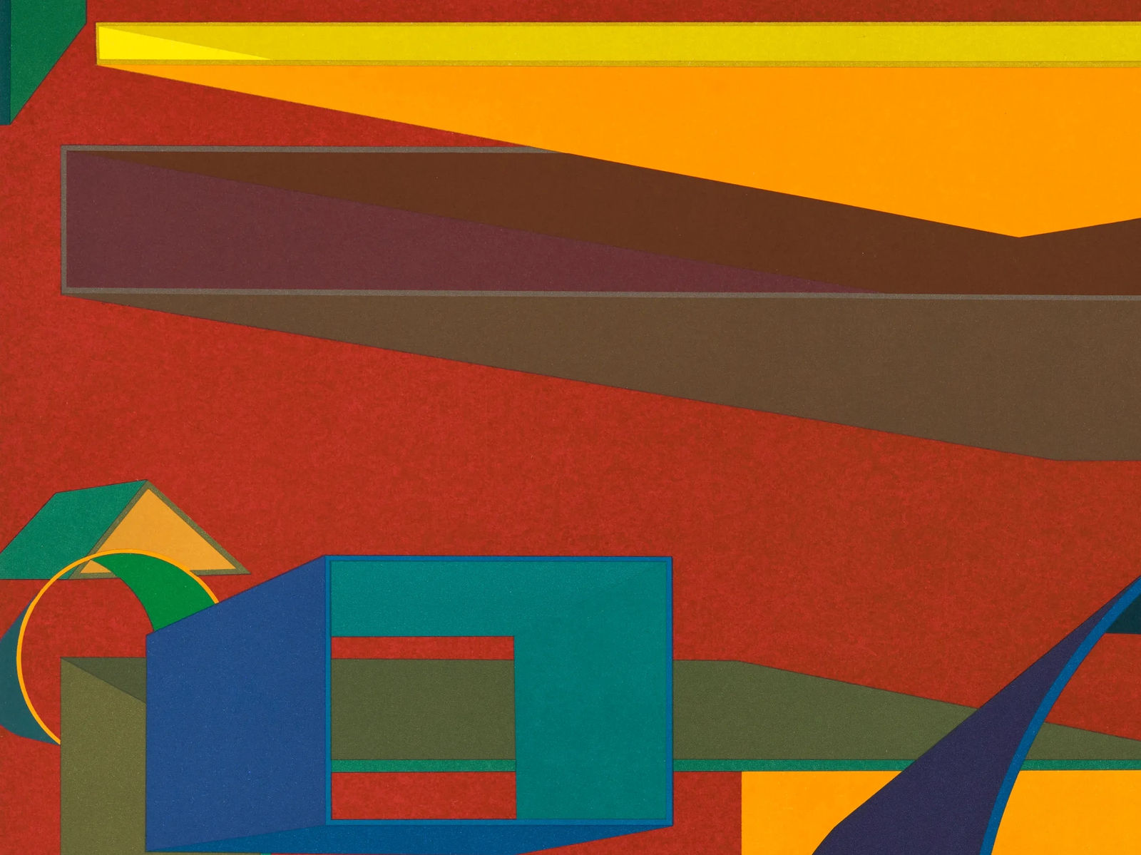 Al Held, Pradorama, 1991