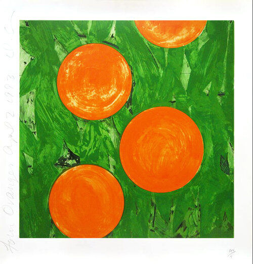Donald Sultan, Four Oranges, April 2, 1993, 1993