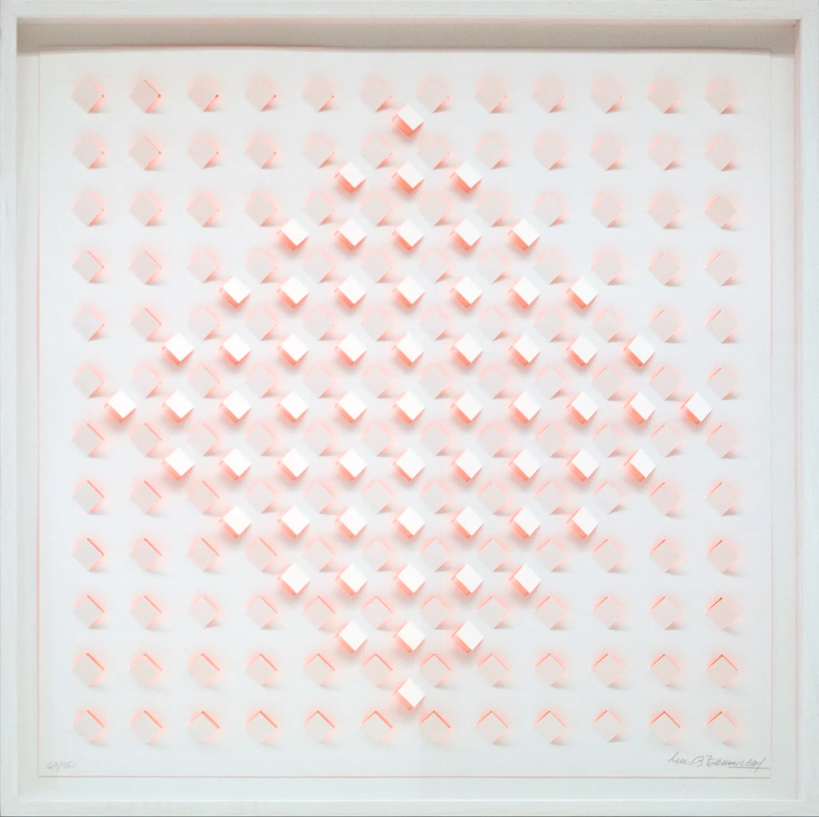 Luis Tomasello, ST Naranja 1A (orange), 2012