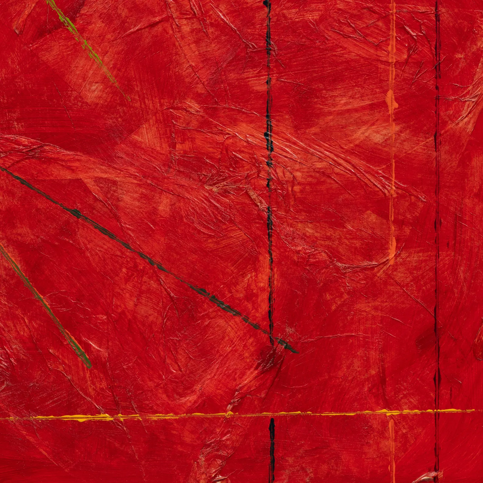 Janet Heath, Somber Red, 2025