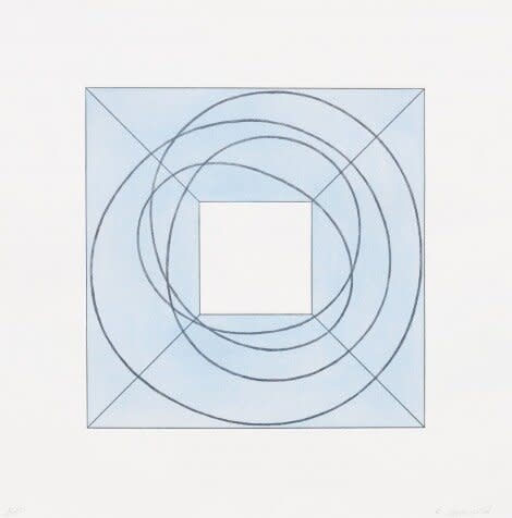 Robert Mangold, Framed Square with Open Center B, 2013