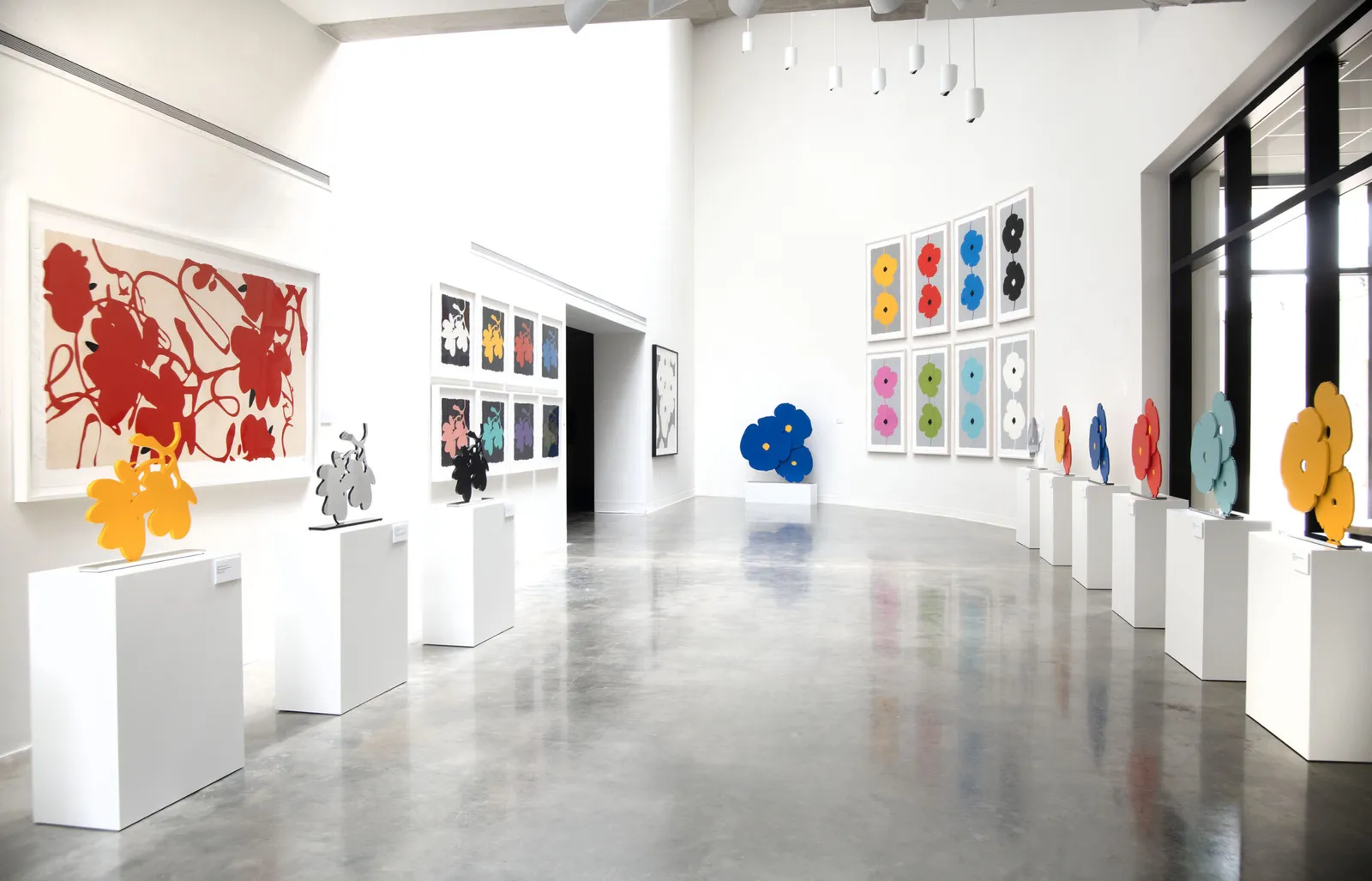 Donald Sultan, Red with Yellow, 2024