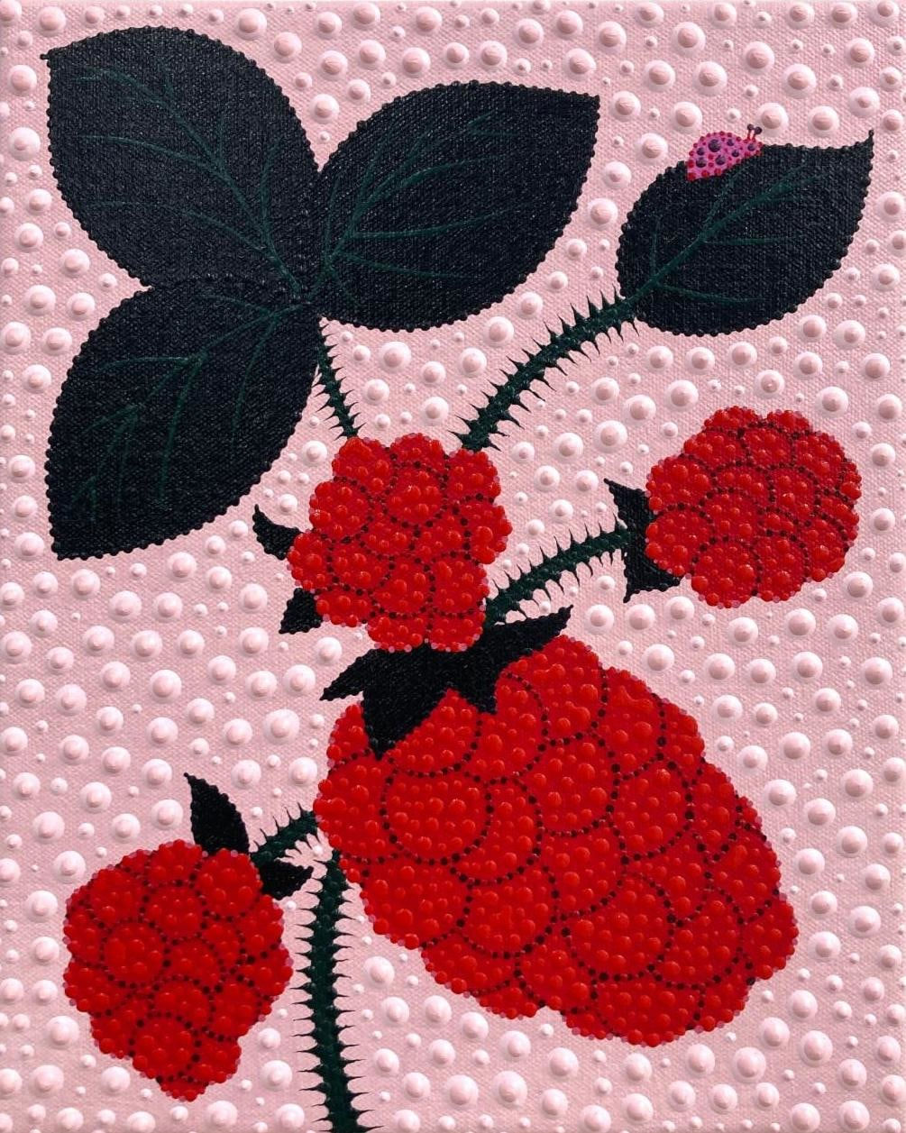Eric Hibit, Red Raspberries, 2021