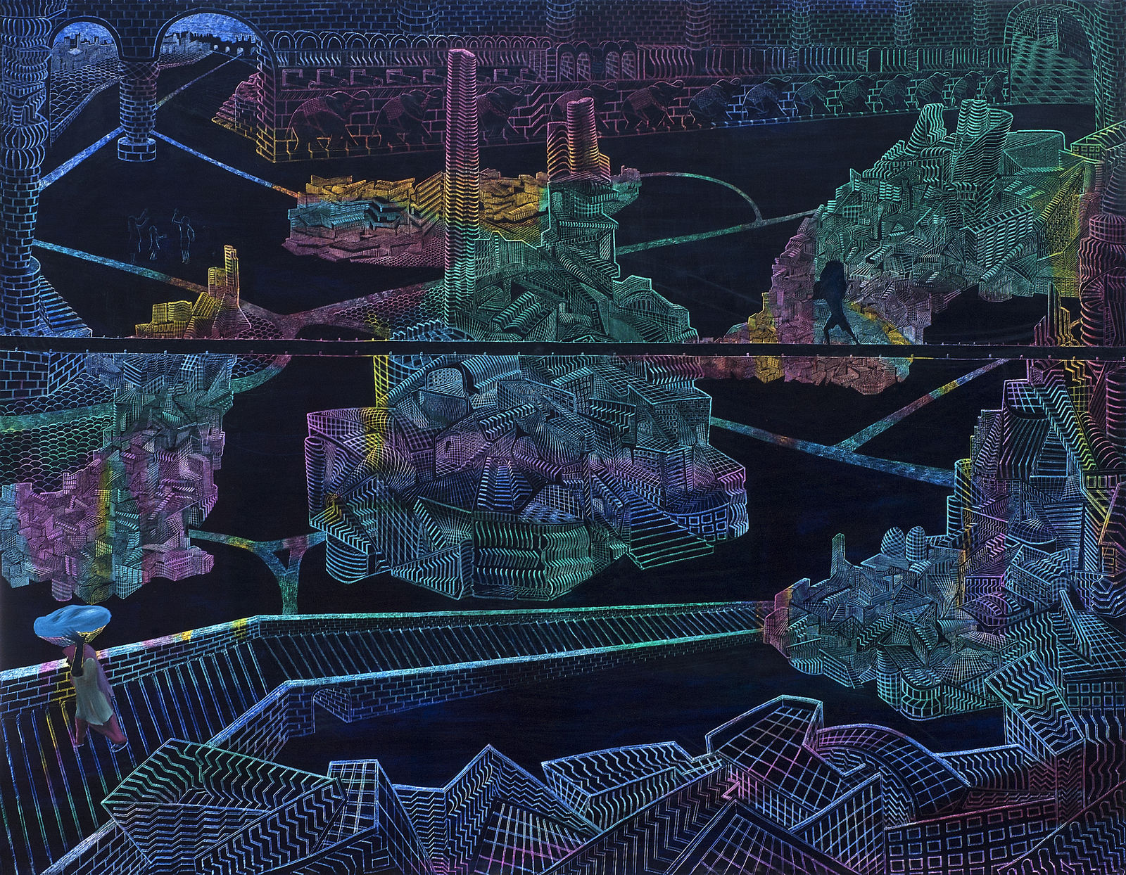 Ambu Rathwa, Walking with another moon - 2