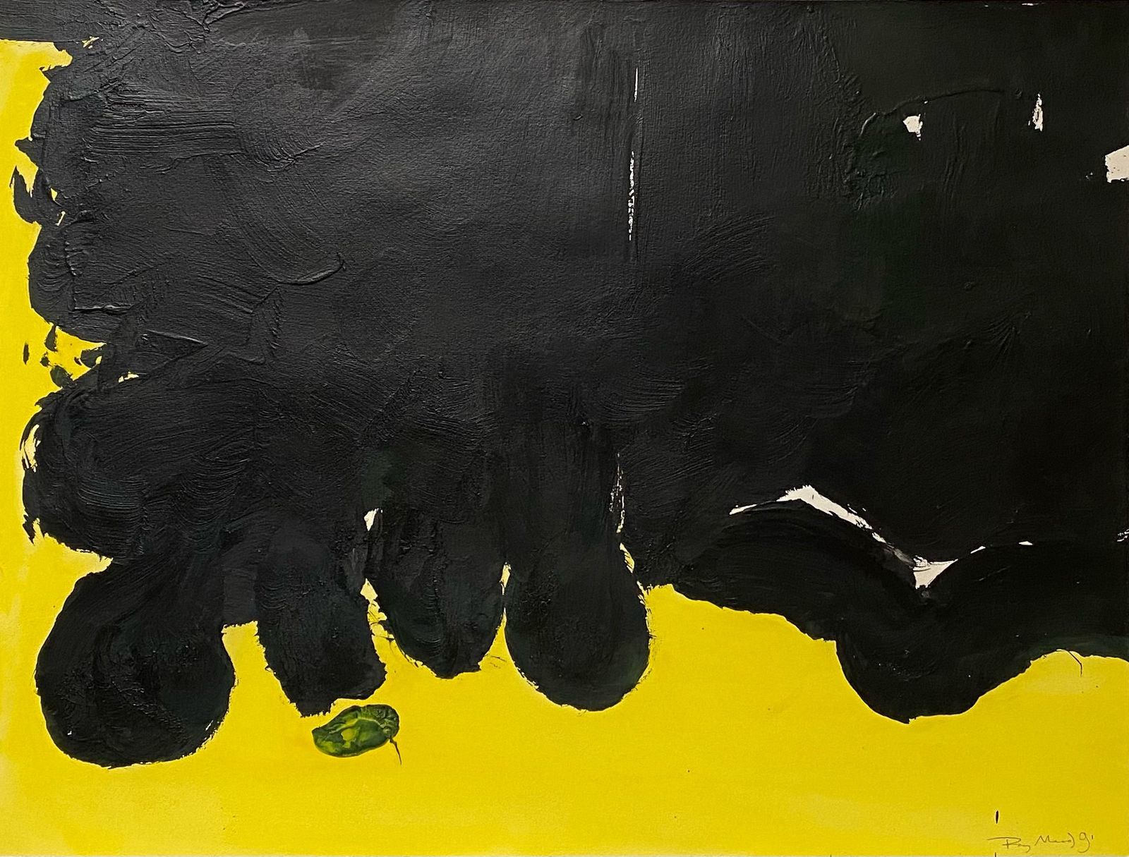 Ray Mead, Untitled (Yellow and Black), 1991