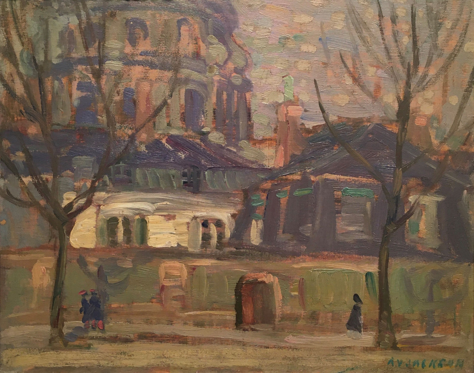 Alexander Young Jackson, Les Invalides, Napoleon's Tomb, Paris, Circa 1912