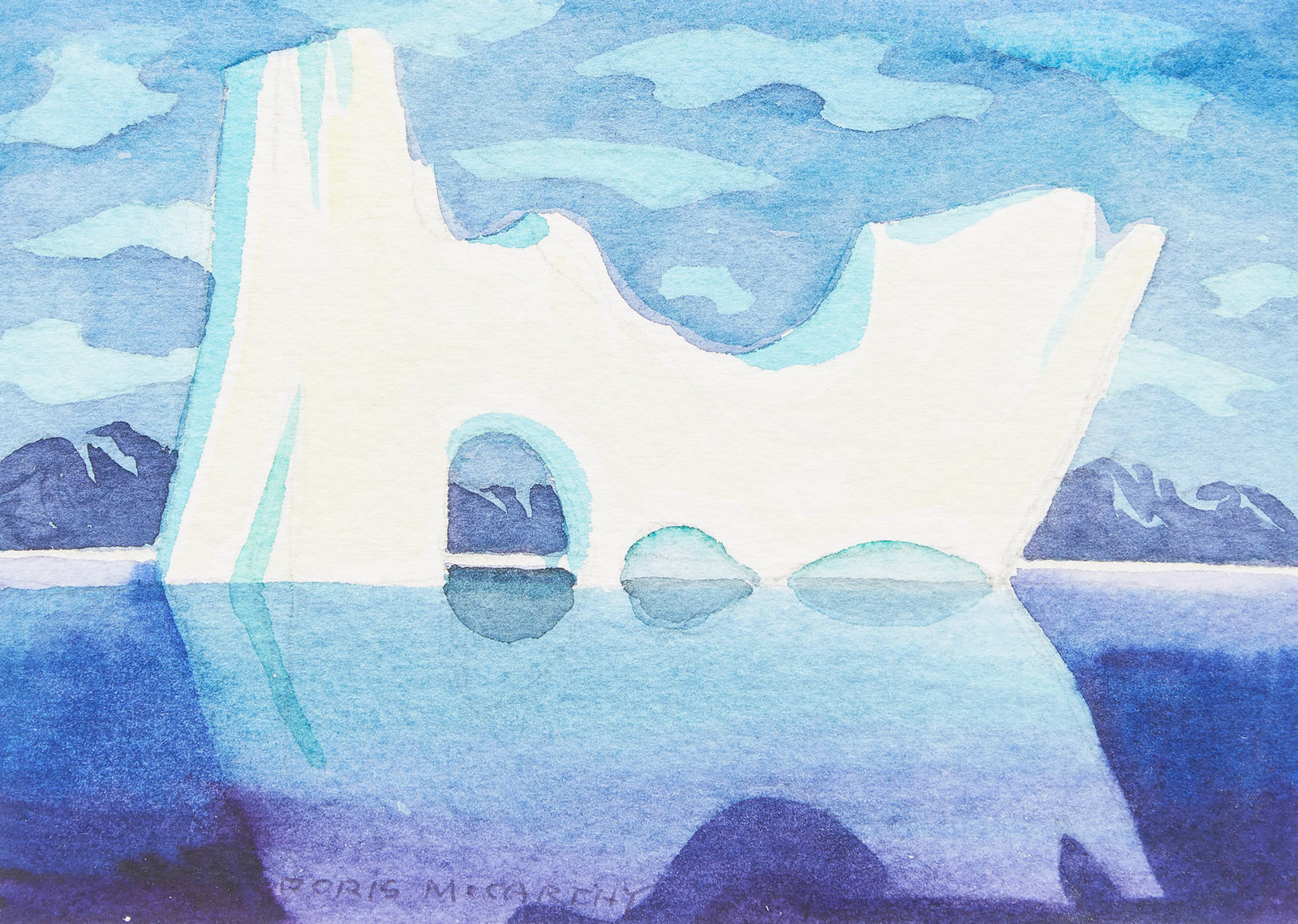 Doris Jean McCarthy, River Iceberg, 2000