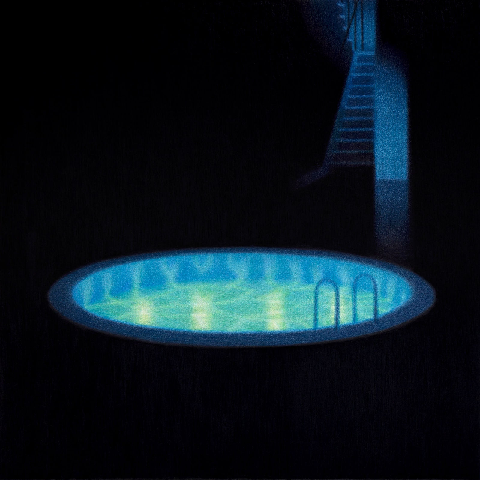 Steffen Kern, Whirlpool and Stairs, 2025