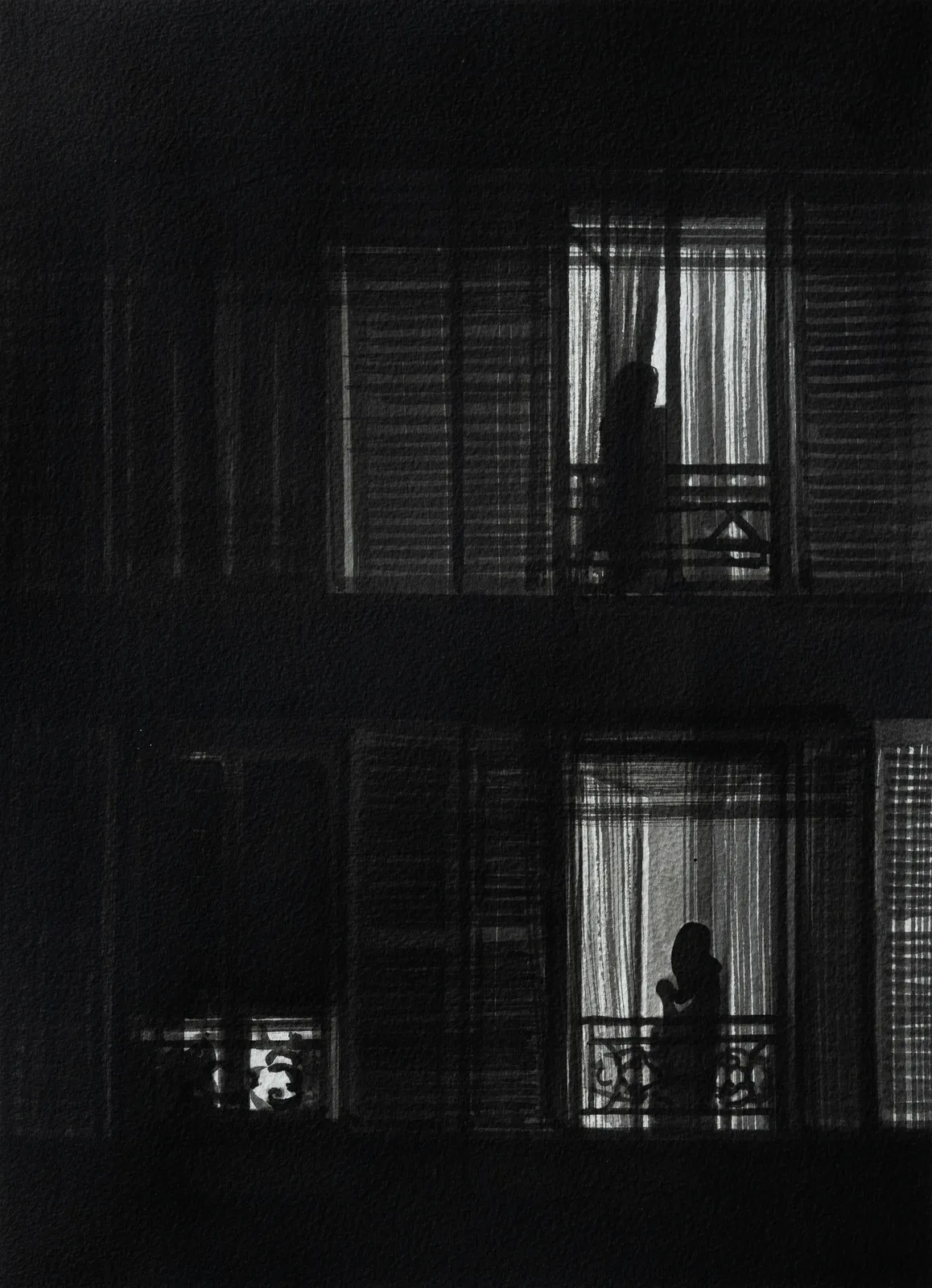 Radenko Milak, Dancing with the shadows , 2022