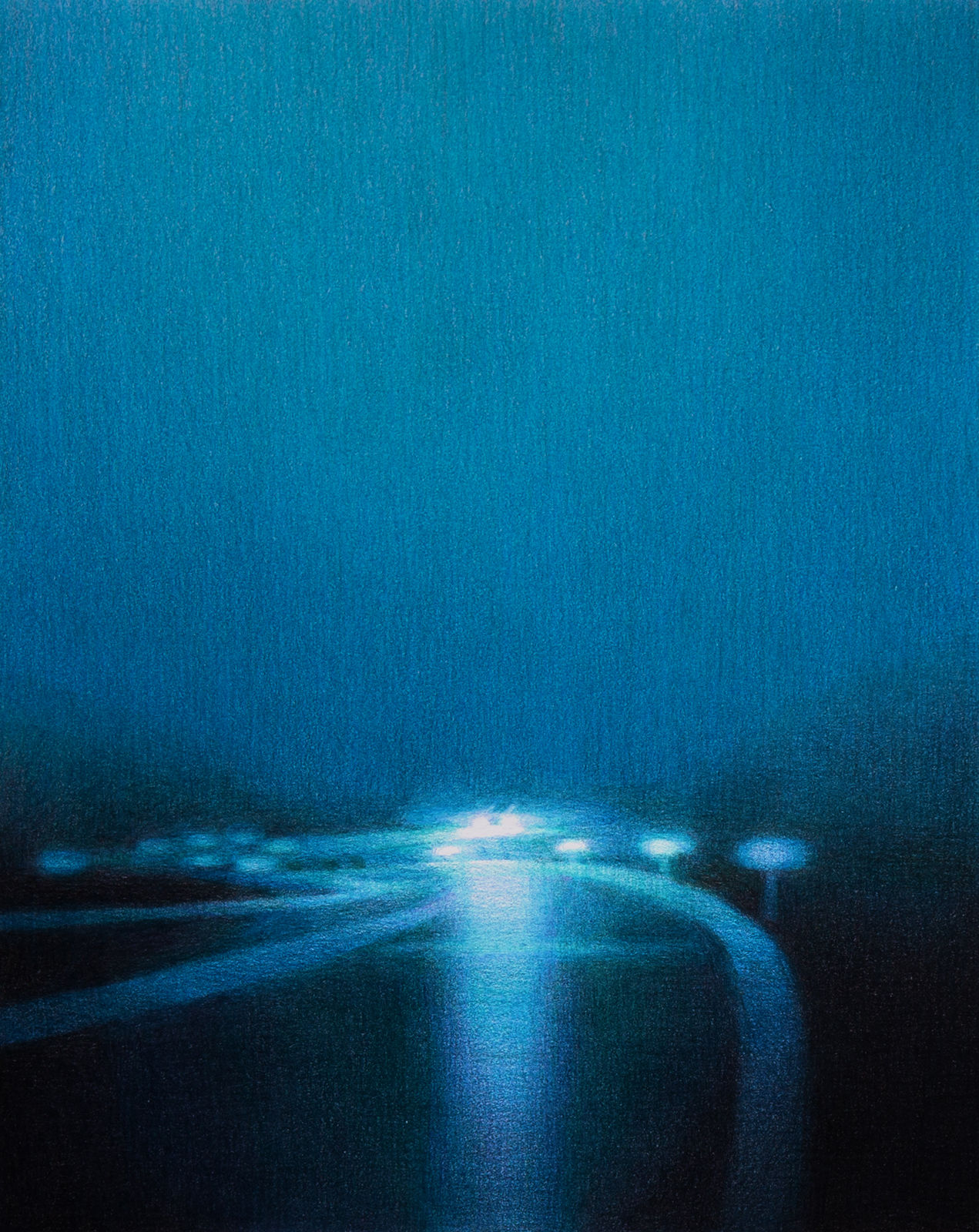 Steffen Kern, Road, Fog, 2025