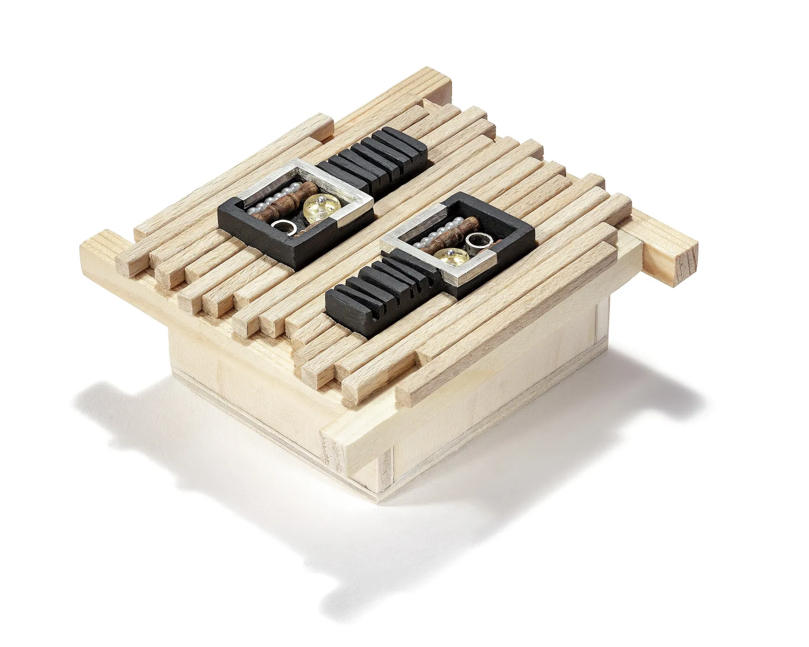 Jed Green, Floor Plan Earring Box 1, 2026