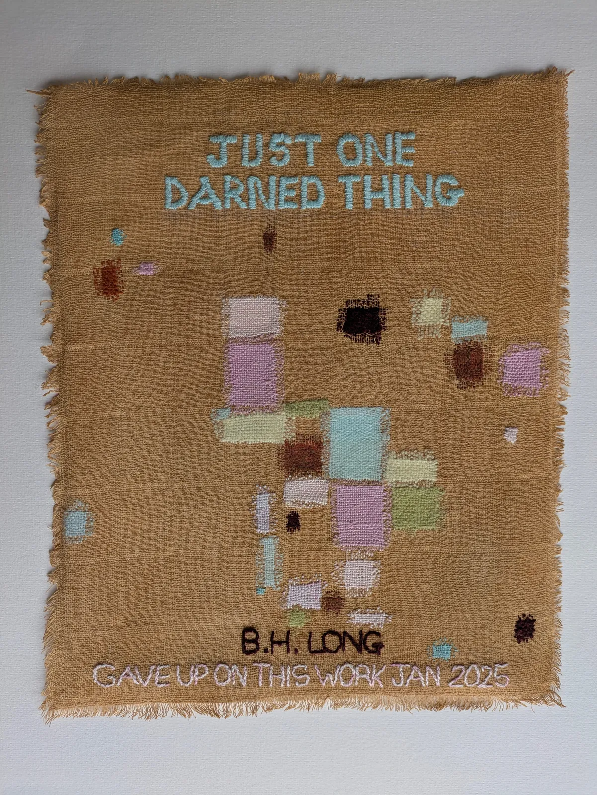 Barbara Long, One darned thing.... 3, 2025