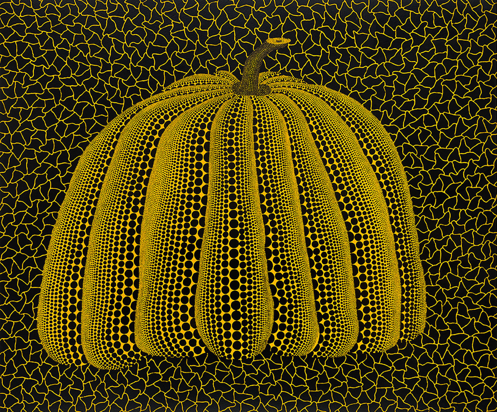 Yayoi Kusama, Pumpkin (Yellow Y), 1992