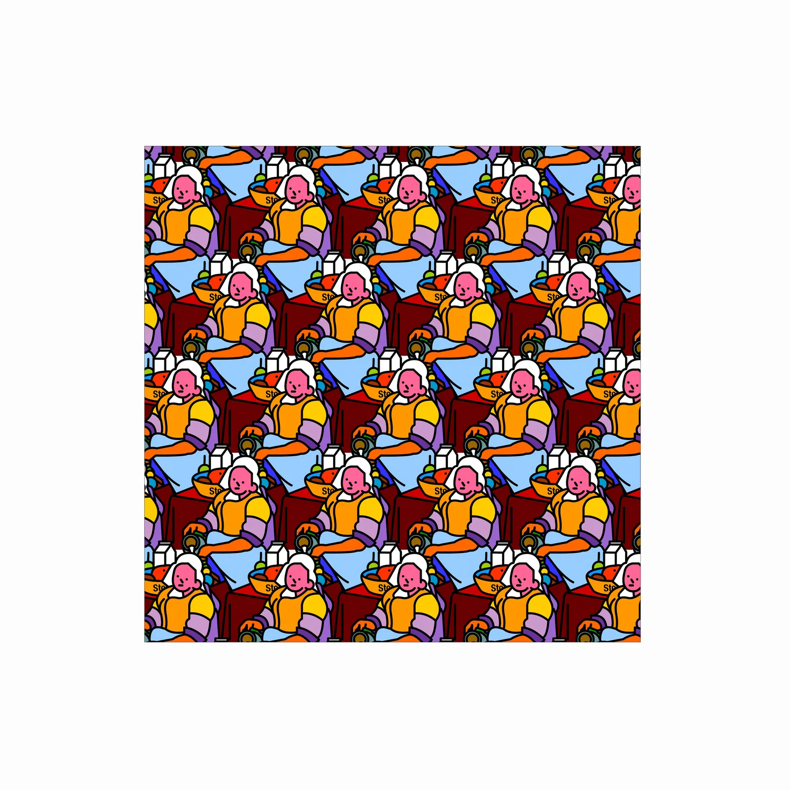 Zhang Xinyi, Icon sketch 50-26, 2022