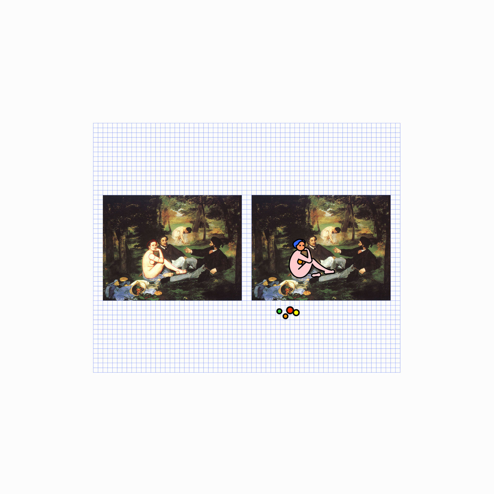 Zhang Xinyi, Icon sketch 50-18, 2016