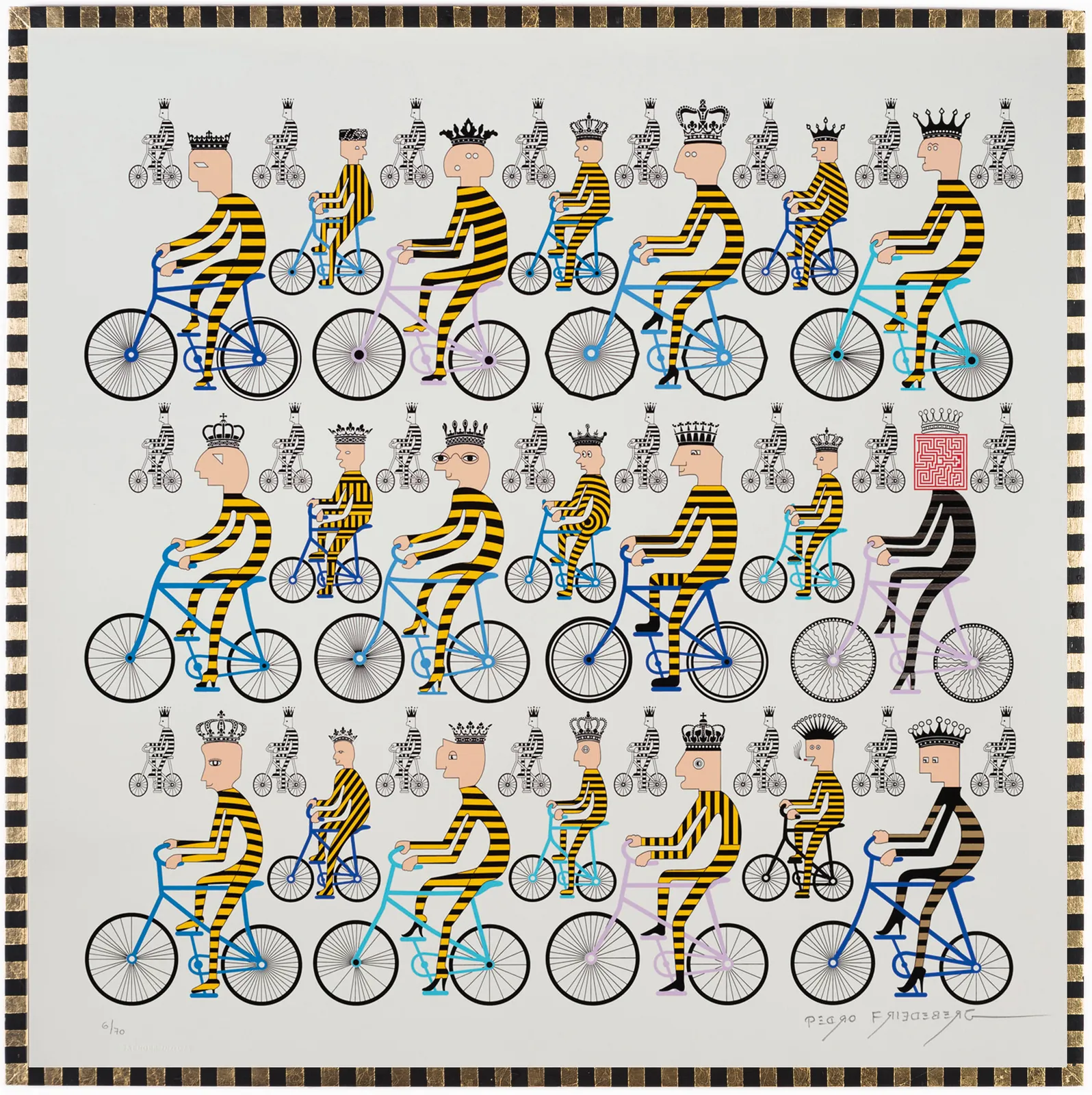 Pedro Friedeberg, Carrera de Reyes en bicicleta, 2022