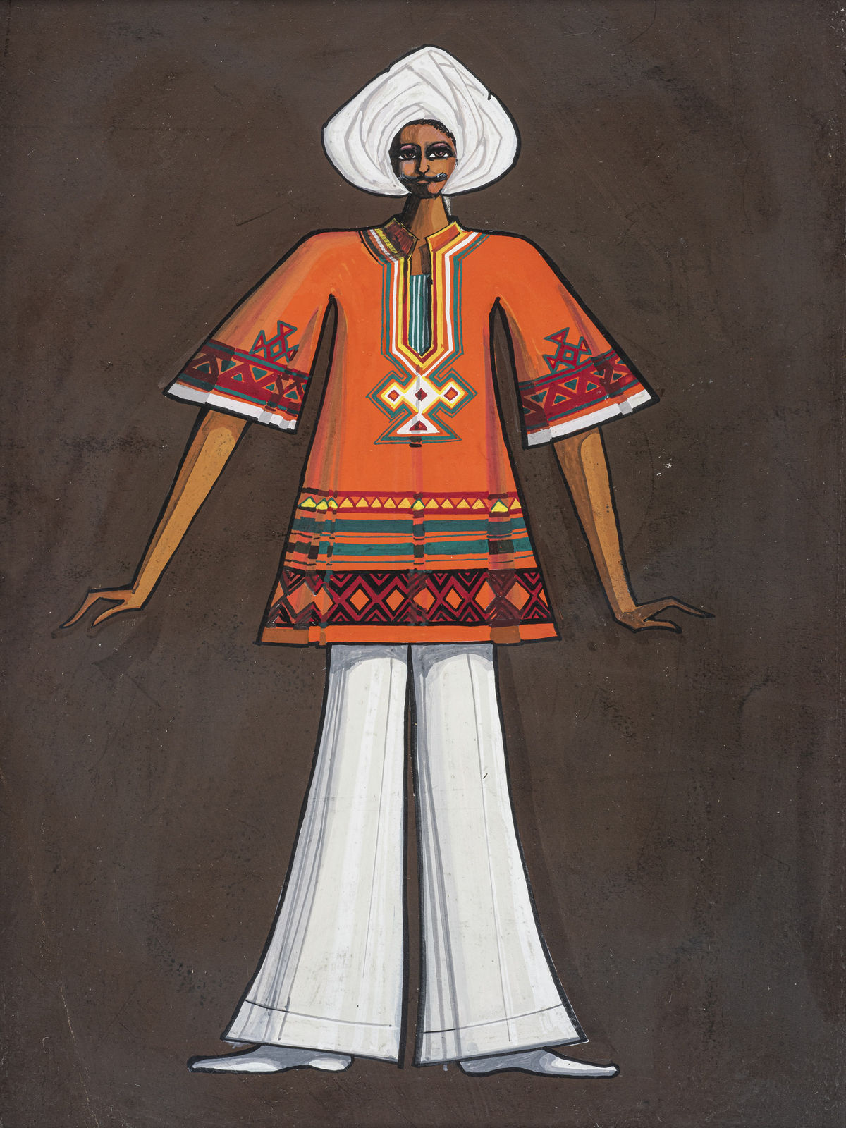 Salah Abdel Kerim, Waiter in Turban