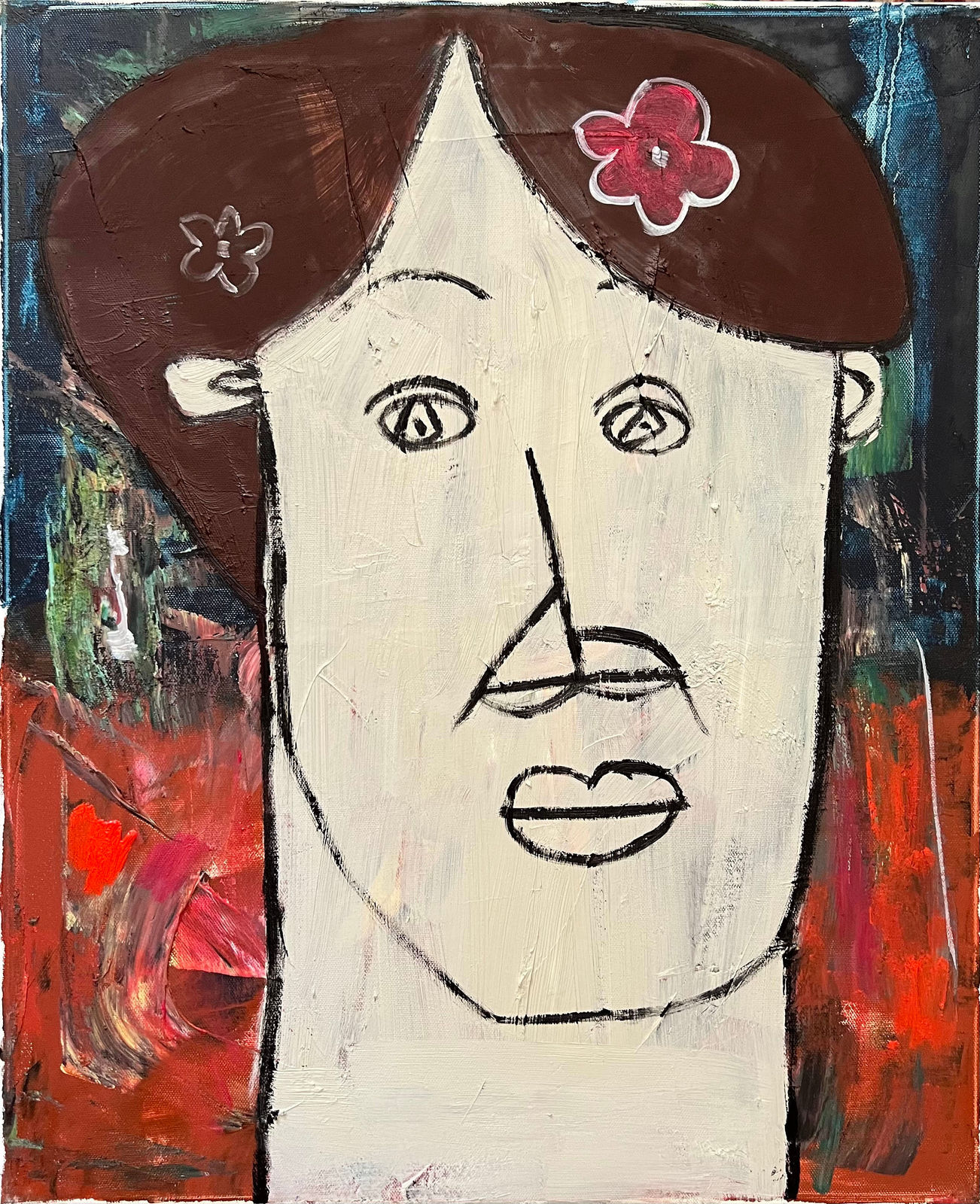 Ashraf El Zamzami, Abstract Visage, 2022