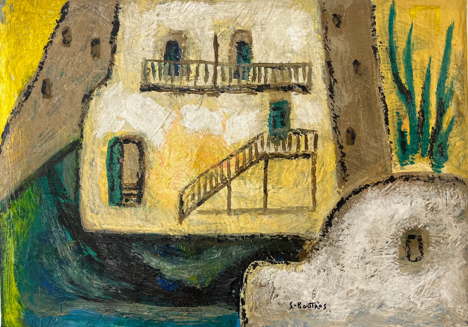 Salah Boutros, Balcony I, 2018