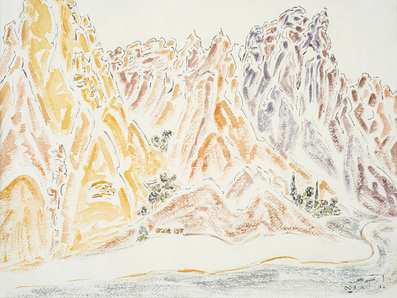 Inji Efflatoun, Sinai Mountains