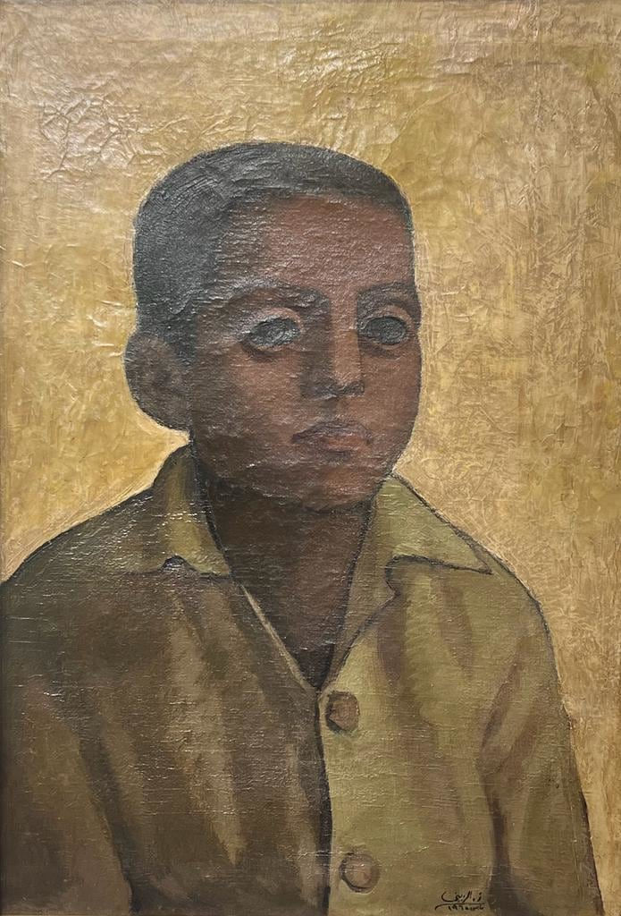 Zaccaria El Zeini, Portrait of Boy, 1965