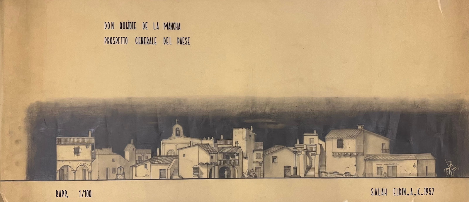 Salah Abdel Kerim, Don Quijote Village Prospectus II, 1957