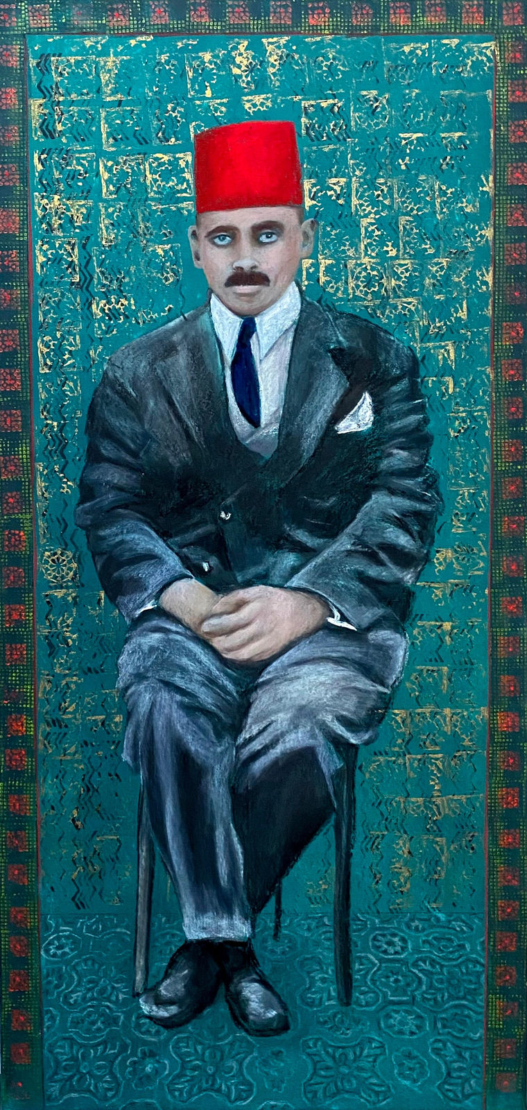 Katherine Bakhoum, Le Tarbouche Turquoise, 2025