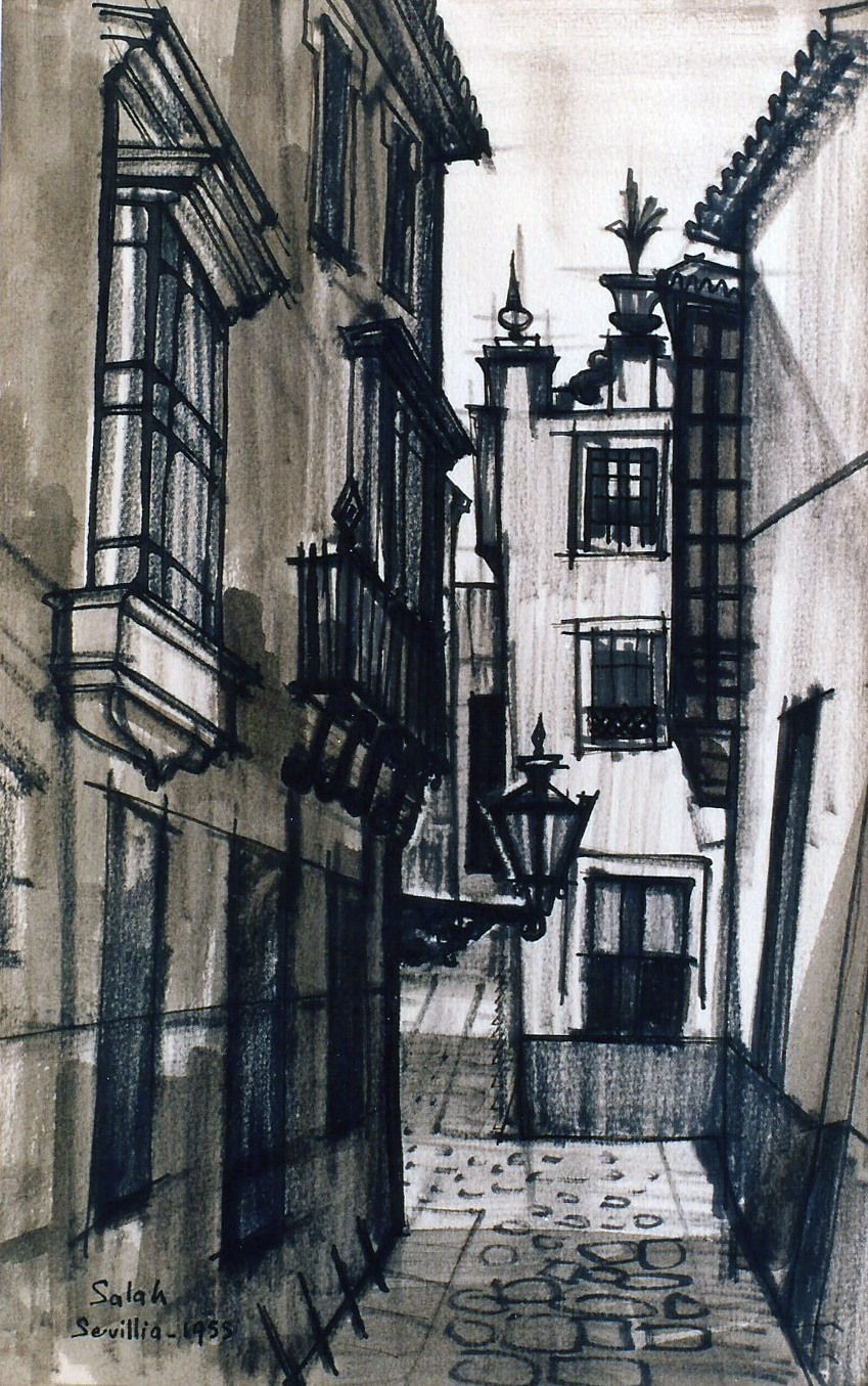 Salah Abdel Kerim, Sevilla, 1955