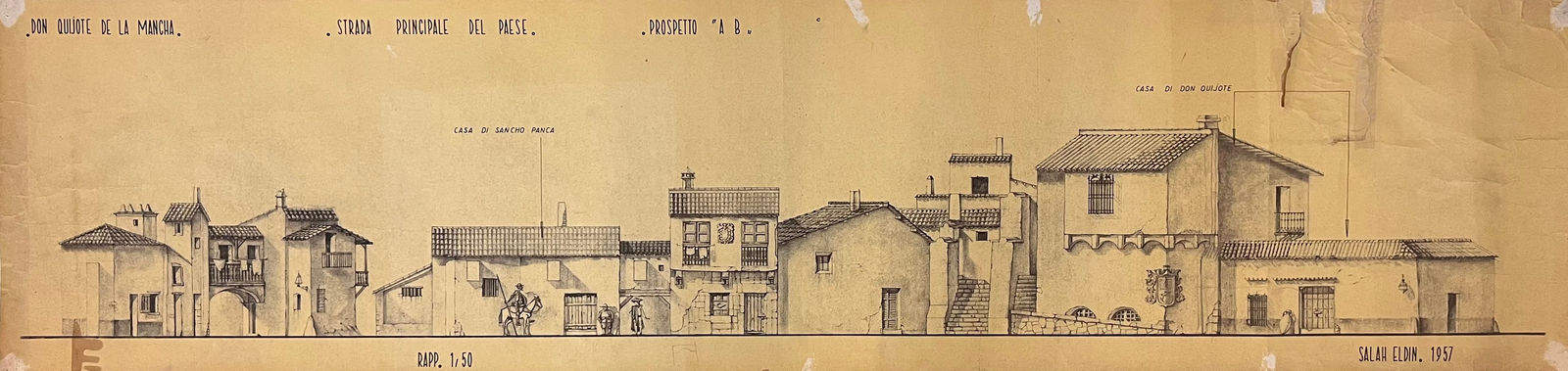 Salah Abdel Kerim, Don Quijote Village Main Street , 1957