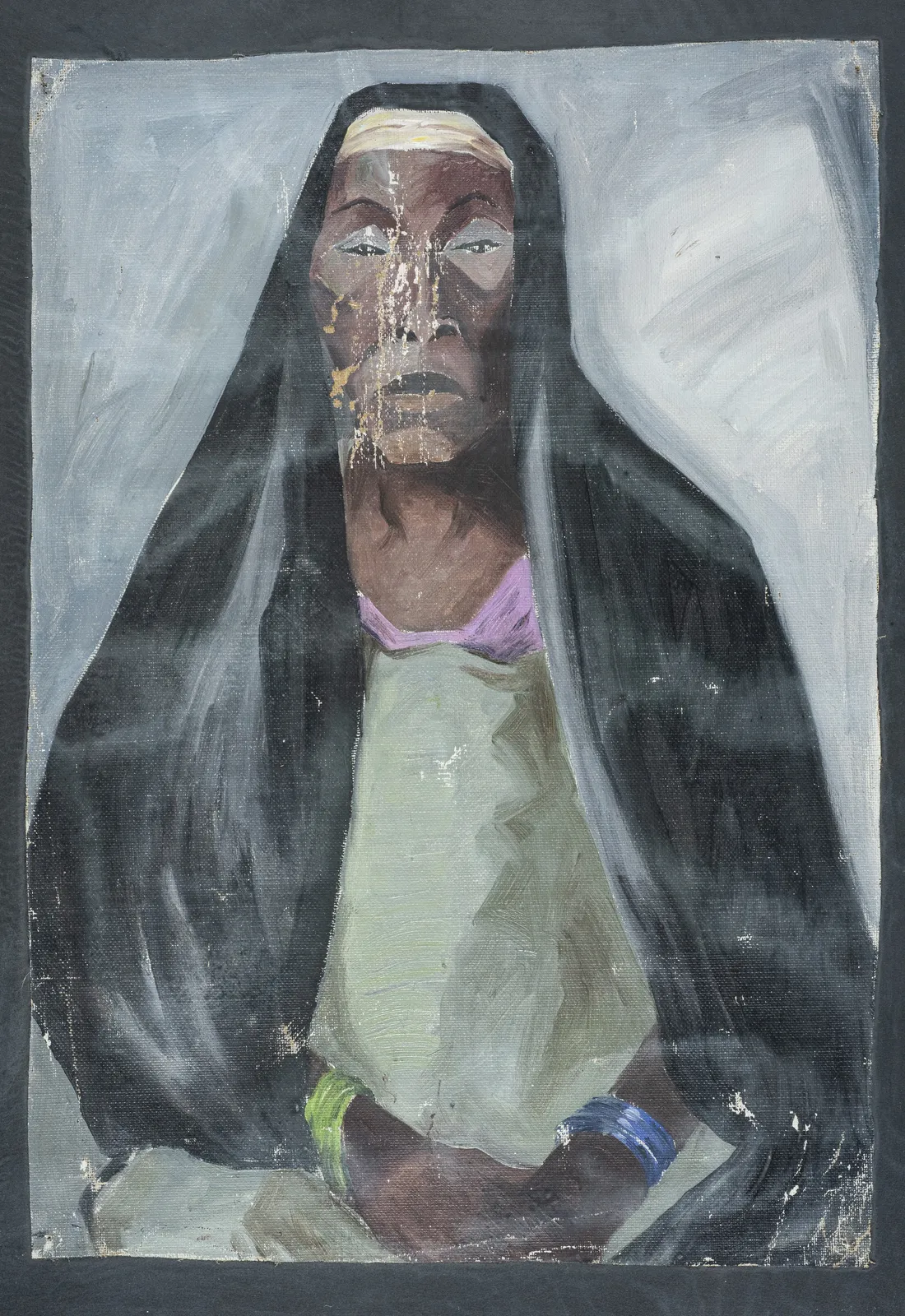 Inji Efflatoun, Portrait of Woman, c. 1960s