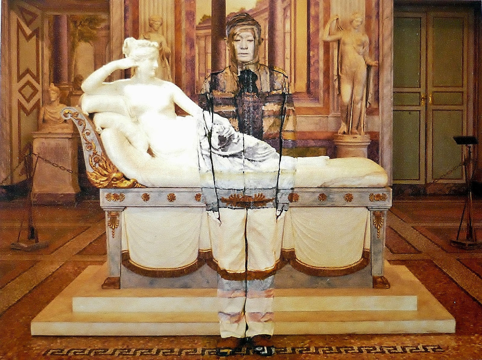 Liu BOLIN, Pauline Borghèse (Antonio Canova), 2012