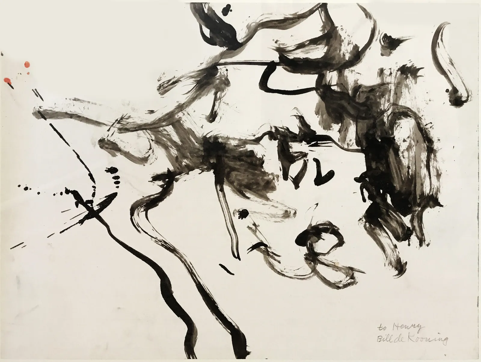 Willem de KOONING, Sans titre, 1960/69