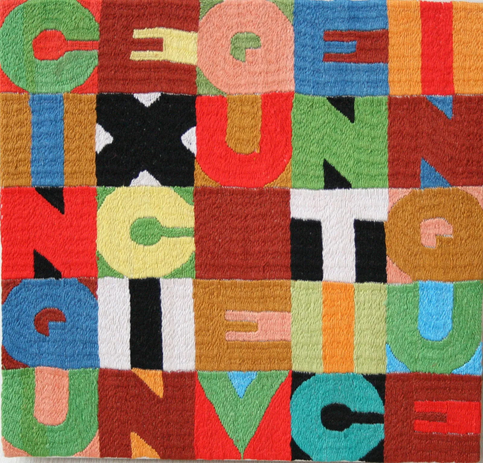 ALIGHIERO E BOETTI, Cinque x cinque venticinque, 1988