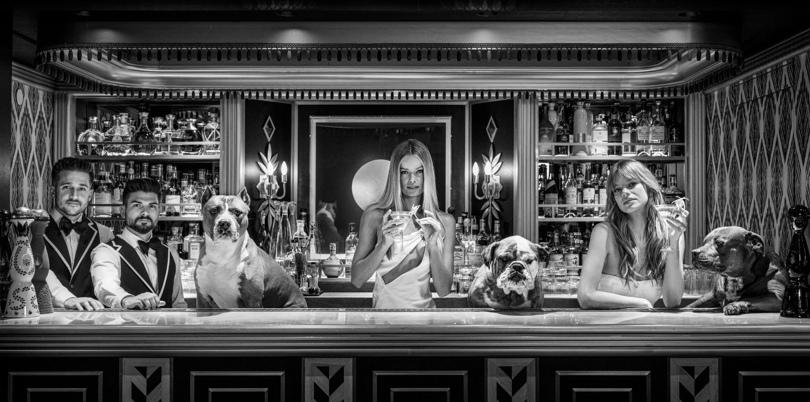 David Yarrow, The Dogs of Palm Beach , 2025