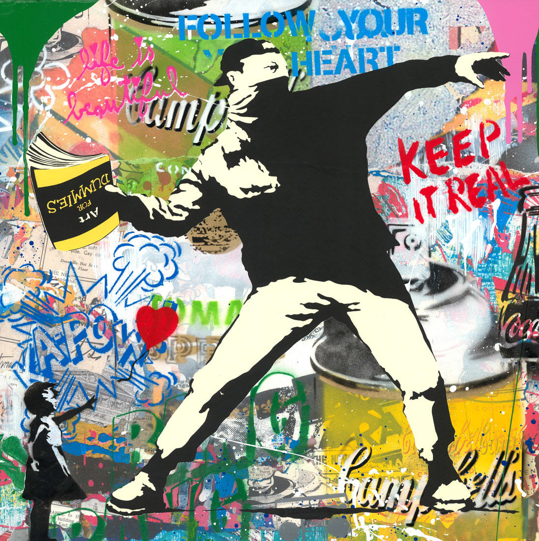 Mr. Brainwash, Banksy Thrower, 2023