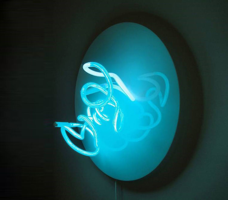 Paul Hartigan Neon Works, Self-portrait as a Cumulus Cloud, 2013