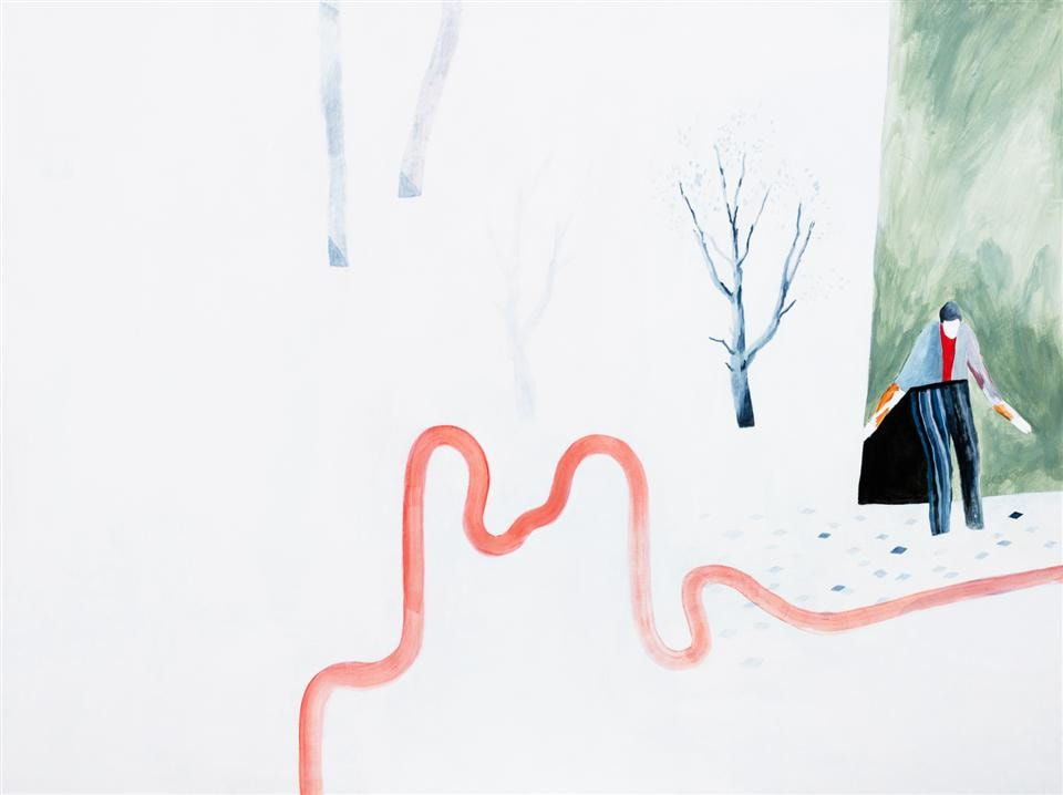 Alan Ibell, Self Portrait as Travelling Stranger, 2016