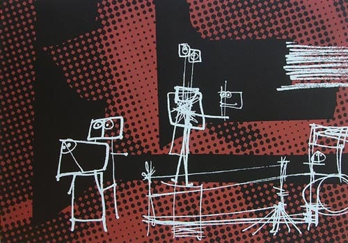 Ted Dutch (1928-2008), The Performers II, 1970