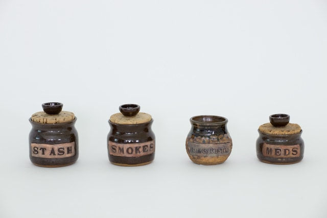 Josephine Cachemaille, Storage jars - no regrets, 2010