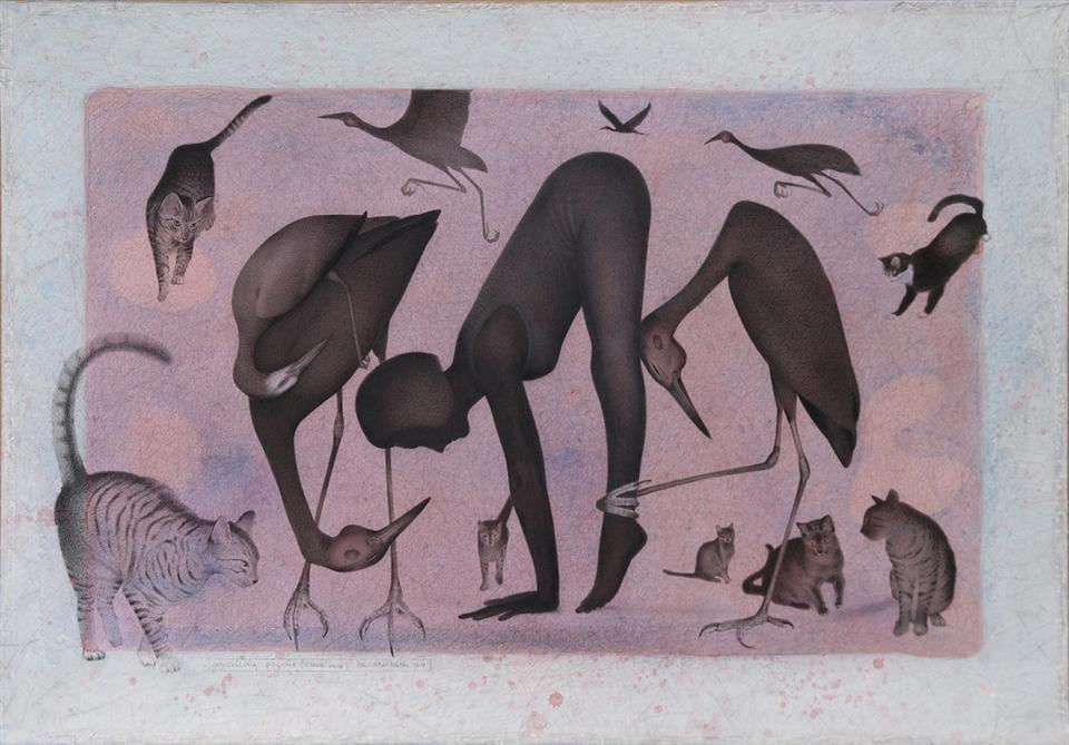 Paul Martinson, Uncoiling Psyche (black mix), 2010