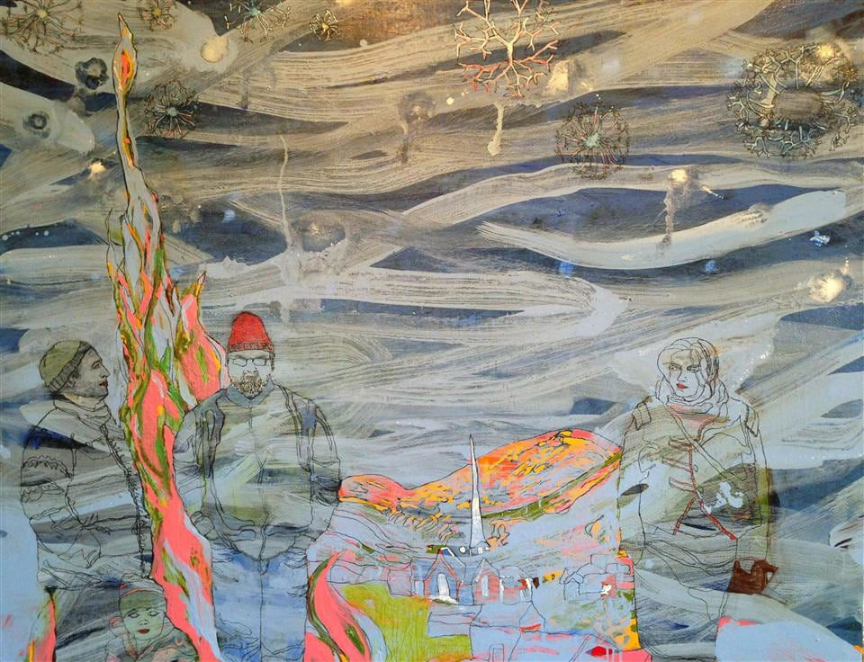 Brendan McGorry, This is not a starry night, 2014