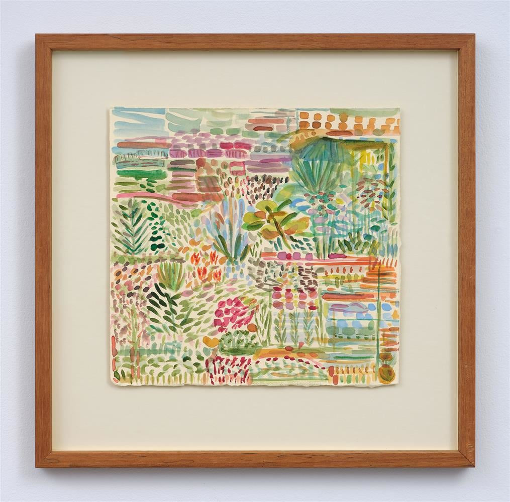 Julia Holderness, Vue sur le jardin avec Florence Weir, 2023