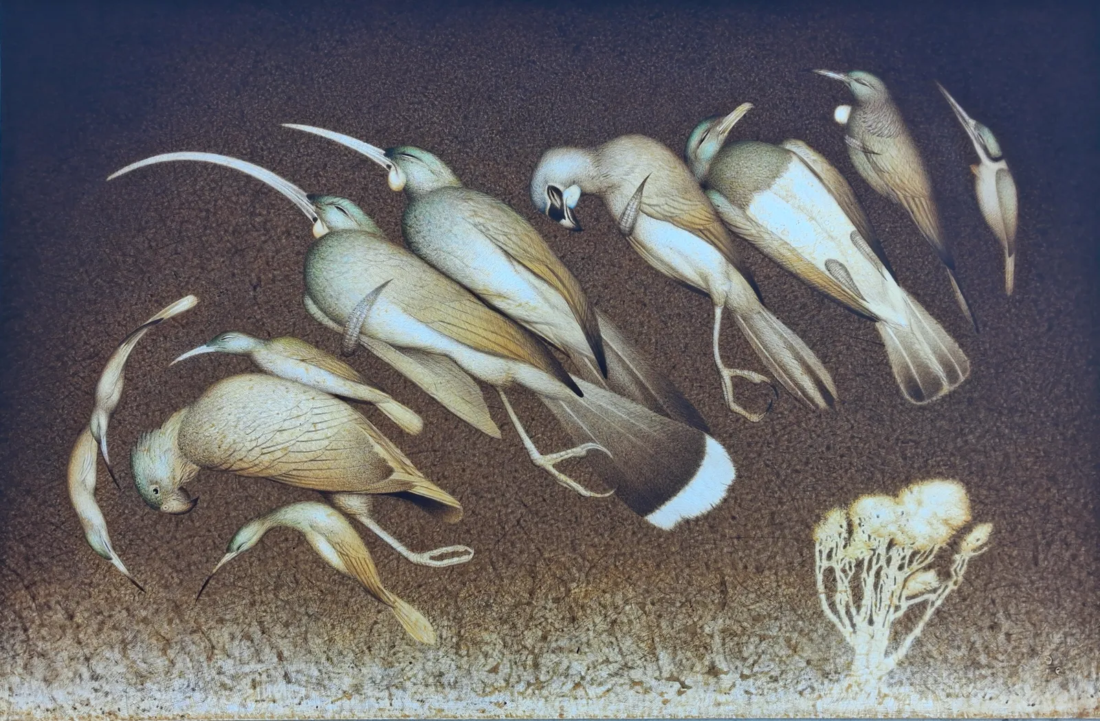 Paul Martinson, Birds In a Landscape, 2025