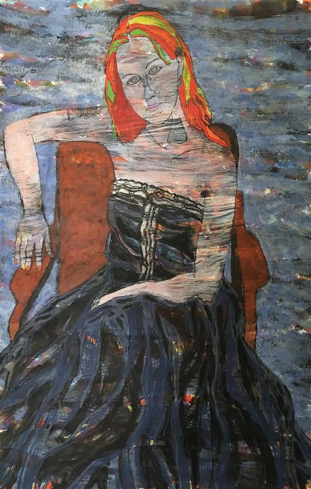 Brendan McGorry, Redheaded Girl in Evening Dress, 2019