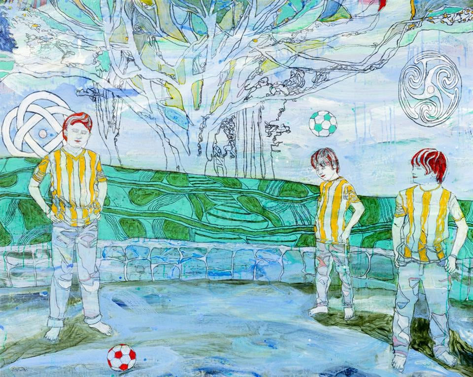 Brendan McGorry, Kevin, Josh, Fionn and Potters Park, 2015