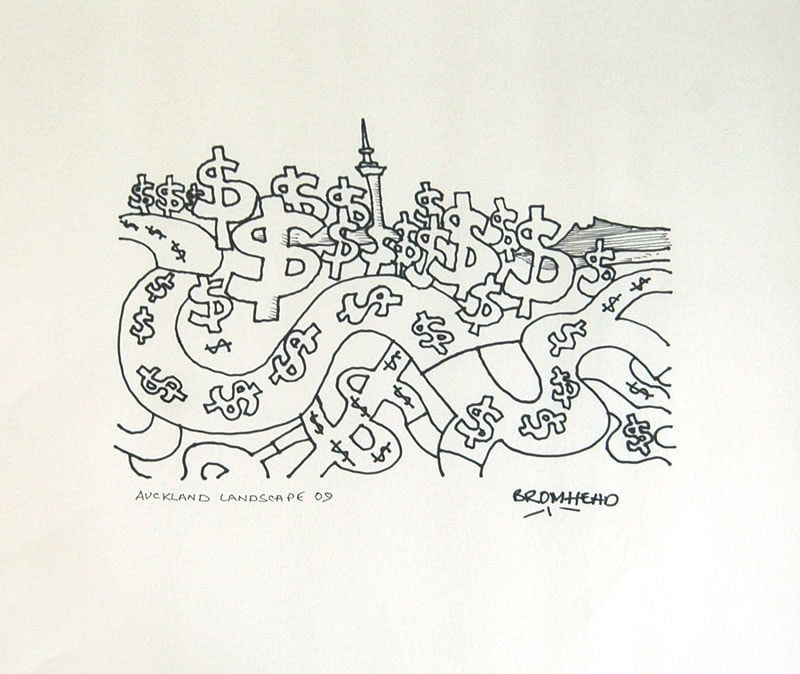 Peter Bromhead, Auckland Landscape 09, 2009