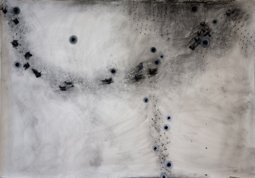 Cruz Jimenez, It Came Swiftly (drawing), 2010